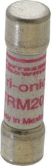 Ferraz Shawmut - 250 VAC, 20 Amp, Time Delay General Purpose Fuse - Clip Mount, 1-1/2" OAL, 10 at AC kA Rating, 13/32" Diam - Americas Industrial Supply