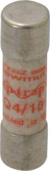 Ferraz Shawmut - 500 VAC, 0.4 Amp, Time Delay General Purpose Fuse - Clip Mount, 1-1/2" OAL, 10 at AC kA Rating, 13/32" Diam - Americas Industrial Supply