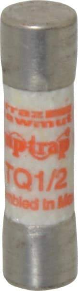 Ferraz Shawmut - 500 VAC, 0.5 Amp, Time Delay General Purpose Fuse - Clip Mount, 1-1/2" OAL, 10 at AC kA Rating, 13/32" Diam - Americas Industrial Supply