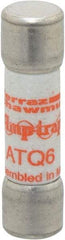 Ferraz Shawmut - 500 VAC, 6 Amp, Time Delay General Purpose Fuse - Clip Mount, 1-1/2" OAL, 10 at AC kA Rating, 13/32" Diam - Americas Industrial Supply