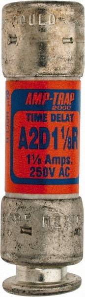 Ferraz Shawmut - 250 VAC/VDC, 1.13 Amp, Time Delay General Purpose Fuse - Clip Mount, 51mm OAL, 100 at DC, 200 at AC kA Rating, 9/16" Diam - Americas Industrial Supply