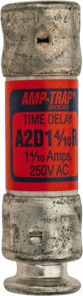 Ferraz Shawmut - 250 VAC/VDC, 1.4 Amp, Time Delay General Purpose Fuse - Clip Mount, 51mm OAL, 100 at DC, 200 at AC kA Rating, 9/16" Diam - Americas Industrial Supply