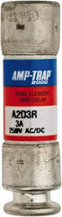 Ferraz Shawmut - 250 VAC/VDC, 3 Amp, Time Delay General Purpose Fuse - Clip Mount, 51mm OAL, 100 at DC, 200 at AC kA Rating, 9/16" Diam - Americas Industrial Supply