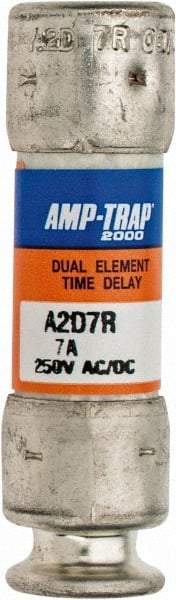 Ferraz Shawmut - 250 VAC/VDC, 7 Amp, Time Delay General Purpose Fuse - Clip Mount, 51mm OAL, 100 at DC, 200 at AC kA Rating, 9/16" Diam - Americas Industrial Supply