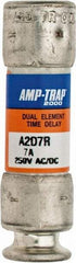 Ferraz Shawmut - 250 VAC/VDC, 7 Amp, Time Delay General Purpose Fuse - Clip Mount, 51mm OAL, 100 at DC, 200 at AC kA Rating, 9/16" Diam - Americas Industrial Supply