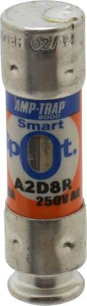 Ferraz Shawmut - 250 VAC/VDC, 8 Amp, Time Delay General Purpose Fuse - Clip Mount, 51mm OAL, 100 at DC, 200 at AC kA Rating, 9/16" Diam - Americas Industrial Supply