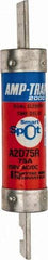 Ferraz Shawmut - 250 VAC/VDC, 75 Amp, Time Delay General Purpose Fuse - Clip Mount, 5-7/8" OAL, 100 at DC, 200 at AC kA Rating, 1-1/16" Diam - Americas Industrial Supply