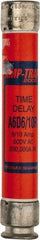 Ferraz Shawmut - 600 VAC/VDC, 0.6 Amp, Time Delay General Purpose Fuse - Clip Mount, 127mm OAL, 100 at DC, 200 at AC kA Rating, 13/16" Diam - Americas Industrial Supply