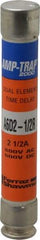 Ferraz Shawmut - 600 VAC/VDC, 2.5 Amp, Time Delay General Purpose Fuse - Clip Mount, 127mm OAL, 100 at DC, 200 at AC kA Rating, 13/16" Diam - Americas Industrial Supply