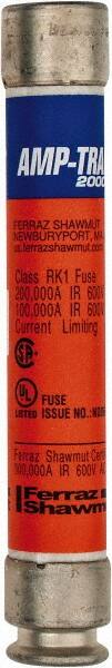 Ferraz Shawmut - 600 VAC/VDC, 4 Amp, Time Delay General Purpose Fuse - Clip Mount, 127mm OAL, 100 at DC, 200 at AC kA Rating, 13/16" Diam - Americas Industrial Supply