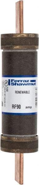 Ferraz Shawmut - 250 VAC, 90 Amp, Fast-Acting Renewable Fuse - Clip Mount, 5-7/8" OAL, 10 at AC kA Rating, 1-1/16" Diam - Americas Industrial Supply