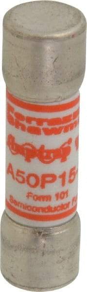 Ferraz Shawmut - 450 VDC, 500 VAC, 15 Amp, Fast-Acting Semiconductor/High Speed Fuse - Clip Mount, 50.8mm OAL, 100 at AC, 79 at DC kA Rating, 9/16" Diam - Americas Industrial Supply