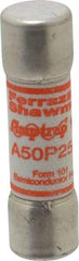 Ferraz Shawmut - 450 VDC, 500 VAC, 25 Amp, Fast-Acting Semiconductor/High Speed Fuse - Clip Mount, 50.8mm OAL, 100 at AC, 79 at DC kA Rating, 9/16" Diam - Americas Industrial Supply