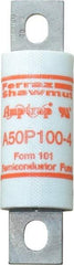 Ferraz Shawmut - 450 VDC, 500 VAC, 100 Amp, Fast-Acting Semiconductor/High Speed Fuse - Bolt-on Mount, 3-5/8" OAL, 100 at AC, 79 at DC kA Rating, 1" Diam - Americas Industrial Supply