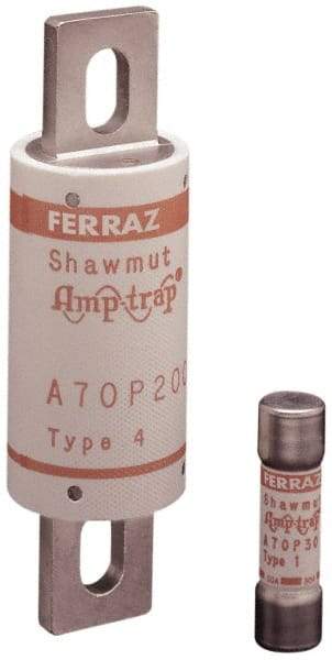 Ferraz Shawmut - 650 VDC, 700 VAC, 20 Amp, Fast-Acting Semiconductor/High Speed Fuse - Bolt-on Mount, 2-7/8" OAL, 100 at AC/DC kA Rating, 9/16" Diam - Americas Industrial Supply