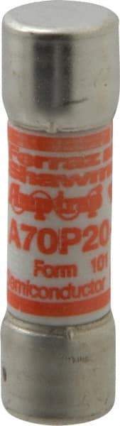 Ferraz Shawmut - 650 VDC, 700 VAC, 20 Amp, Fast-Acting Semiconductor/High Speed Fuse - Clip Mount, 50.8mm OAL, 100 at AC/DC kA Rating, 9/16" Diam - Americas Industrial Supply