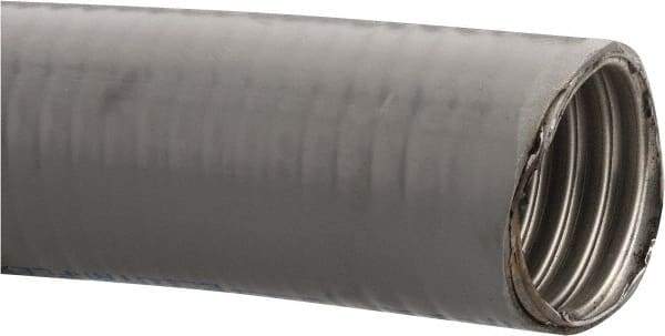 Made in USA - 1-1/4" Trade Size, 50' Long, Flexible Liquidtight Conduit - Steel - Americas Industrial Supply