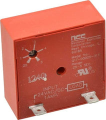 NCC - 2 Pin, Time Delay Relay - 1 at Resistive or Inductive Load Contact Amp, 24 VAC/VDC, On Board Trimpot - Americas Industrial Supply