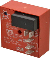 NCC - 5 Pin, SPDT Time Delay Relay - 8 at 250 VAC Resistive Load Contact Amp, 120 VAC, On Board Trimpot - Americas Industrial Supply