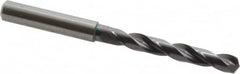 Guhring - 6.7mm 140° Solid Carbide Jobber Drill - FIREX Finish, Right Hand Cut, Spiral Flute, Straight Shank, 91mm OAL, SU Point - Americas Industrial Supply