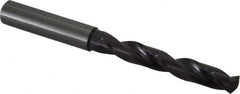 Guhring - 8.7mm 140° Solid Carbide Jobber Drill - FIREX Finish, Right Hand Cut, Spiral Flute, Straight Shank, 103mm OAL, SU Point - Americas Industrial Supply