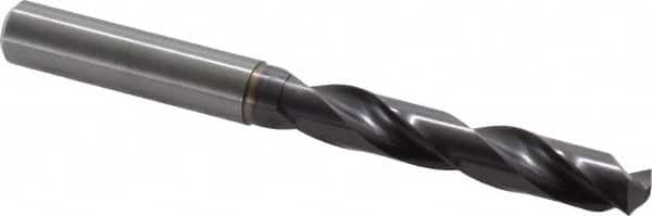Guhring - 9.4mm 140° Solid Carbide Jobber Drill - FIREX Finish, Right Hand Cut, Spiral Flute, Straight Shank, 103mm OAL, SU Point - Americas Industrial Supply