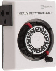 Intermatic - 24 hr Indoor Analog Electrical Timer - 2 On/Off per Day, 240 VAC, - Americas Industrial Supply