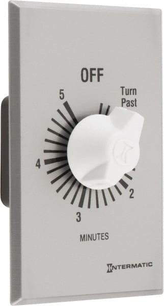 Intermatic - 5 min Indoor Analog Spring-wound Mechanical Timer - 125 VAC, - Americas Industrial Supply