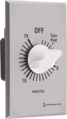Intermatic - 15 min Indoor Analog Spring-wound Mechanical Timer - 125 VAC, 50/60 Hz, - Americas Industrial Supply