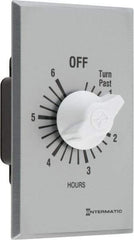 Intermatic - 6 hr Indoor Analog Spring-wound Mechanical Timer - 125 VAC, 50/60 Hz, - Americas Industrial Supply