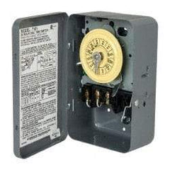 Intermatic - 24 hr Indoor Analog Electromechanical Timer Switch - 1 to 12 On/Off, 125 VAC, 60 Hz, - Americas Industrial Supply