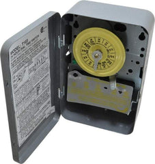 Intermatic - 24 hr Indoor Analog Electromechanical Timer Switch - 1 to 12 On/Off, 125 VAC, 60 Hz, - Americas Industrial Supply