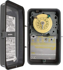 Intermatic - 24 hr Outdoor Analog Electromechanical Timer Switch - 1 to 12 On/Off, 125 VAC, 60 Hz, - Americas Industrial Supply