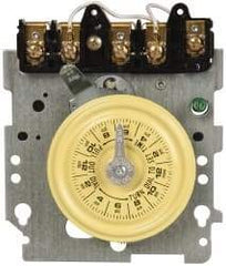 Intermatic - 24 hr Mechanism Only Analog Electromechanical Timer Switch - 12 On/Off per Day, 208 to 277 VAC, 60 Hz, - Americas Industrial Supply
