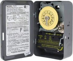 Intermatic - 24 hr Indoor Analog Electromechanical Timer Switch - 12 On/Off per Day, 125 VAC, 60 Hz, - Americas Industrial Supply