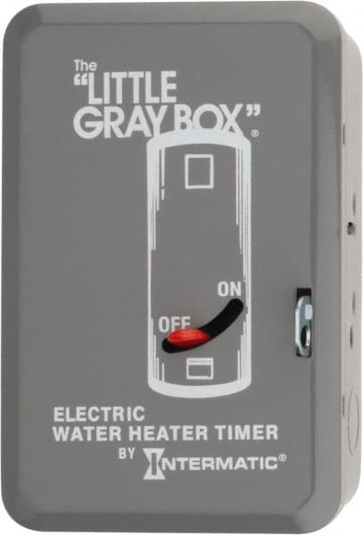 Intermatic - 24 hr Indoor Analog Mechanical Timer Switch - 12 On/Off per Day, 208 to 277 VAC, 60 Hz, - Americas Industrial Supply