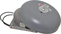 Federal Signal Corp - 6" Diam, 120 Volt Bell - 0.08 Amps, 100 Decibles at 10', Vibrating - Americas Industrial Supply