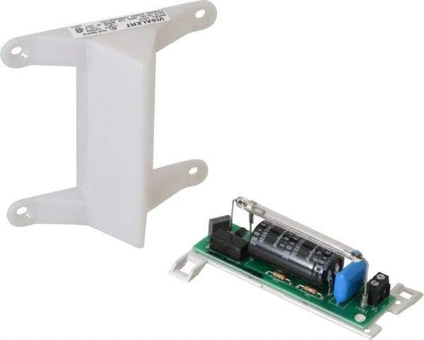 Federal Signal Corp - 120 VAC, 3R NEMA Rated, Strobe Tube, Clear, Strobe Light - 80 Flashes per min, 3.94 Inch Diameter, 3-7/8 Inch High, IP44 Ingress Rating, Surface Mount - Americas Industrial Supply