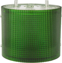 Federal Signal Corp - Incandescent Lamp, Green, Flashing and Steady, Stackable Tower Light Module - 24 VDC, 0.76 Amp, 1 NEMA Rated, Base Mount - Americas Industrial Supply