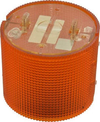 Federal Signal Corp - Incandescent Lamp, Amber, Flashing and Steady, Stackable Tower Light Module - 120 VAC, 0.13 Amp, 1 NEMA Rated, Base Mount - Americas Industrial Supply