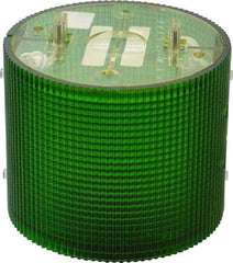 Federal Signal Corp - Incandescent Lamp, Green, Flashing and Steady, Stackable Tower Light Module - 120 VAC, 0.13 Amp, 1 NEMA Rated, Base Mount - Americas Industrial Supply