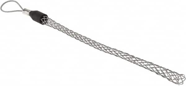 Hubbell Wiring Device-Kellems - Flexible Eye, Single Weave Mesh, Steel Wire Pulling Grip - 10" Mesh, 0.63 to 0.74" Cable Diam - Americas Industrial Supply