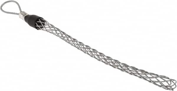 Hubbell Wiring Device-Kellems - Flexible Eye, Single Weave Mesh, Steel Wire Pulling Grip - 11-1/2" Mesh, 1 to 1.24" Cable Diam - Americas Industrial Supply