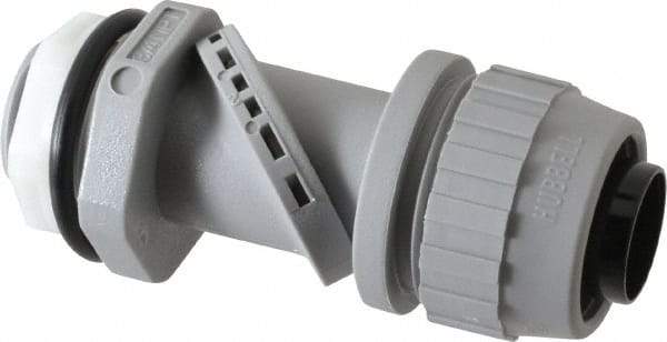 Hubbell Wiring Device-Kellems - 3/4" Trade, Thermoplastic Push In Straight Liquidtight Conduit Connector - Noninsulated - Americas Industrial Supply