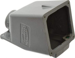 Hubbell Wiring Device-Kellems - 60, 63 Amp, 1-1/2 Inch Hub Size, Cast Aluminum Pin and Sleeve Angle Back Box - IP67, 15° Box Angle - Americas Industrial Supply