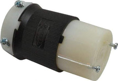 Hubbell Wiring Device-Kellems - 120/208 VAC, 30 Amp, L21-30R Configuration, Industrial Grade, Self Grounding Connector - 3 Phase, 4 Poles, IP20, 0.35 to 1.15 Inch Cord Diameter - Americas Industrial Supply