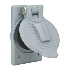 Hubbell Wiring Device-Kellems - Electrical Outlet Box Polycarbonate Weatherproof Cover - Americas Industrial Supply