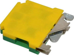 ACI - 14 to 131°F, Grounding Terminal Block - 20 to 8 AWG Compatibility, 45-1/2mm High x 47mm Deep - Americas Industrial Supply