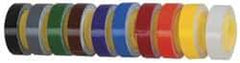 3M - 8' Long x 0.215" Wide, Polyester Film, Write On Tape Refills - Multicolor Background, Self Adhesive, Blank - Americas Industrial Supply