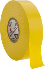 3M - 3/4" x 66', Yellow Vinyl Electrical Tape - Series 35, 7 mil Thick, 1,250 V/mil Dielectric Strength, 17 Lb./Inch Tensile Strength - Americas Industrial Supply